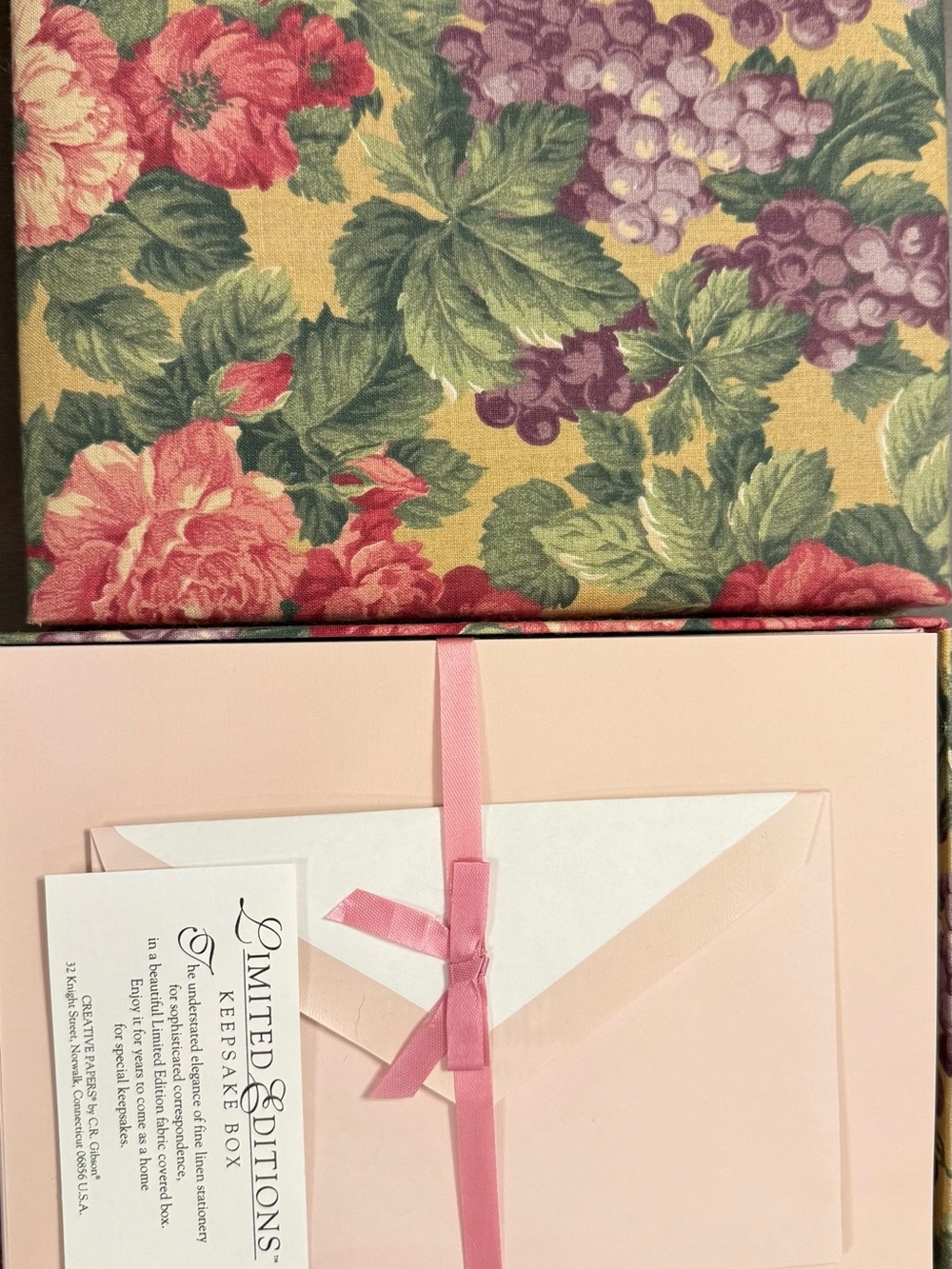 Pink Stationary in Keepsake Gift Box